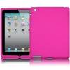 Silicone Case for  iPad II / new iPad/ iPad 4 Hard Pink